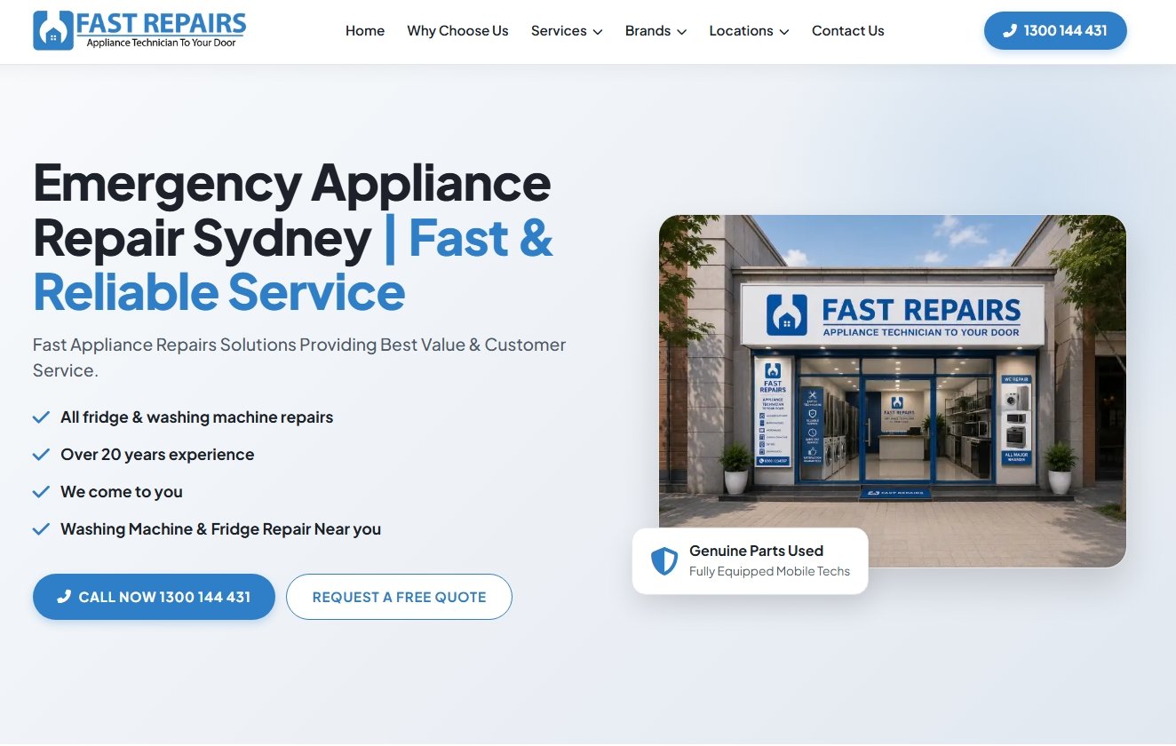 Fast Appliance Repairs Kitchen