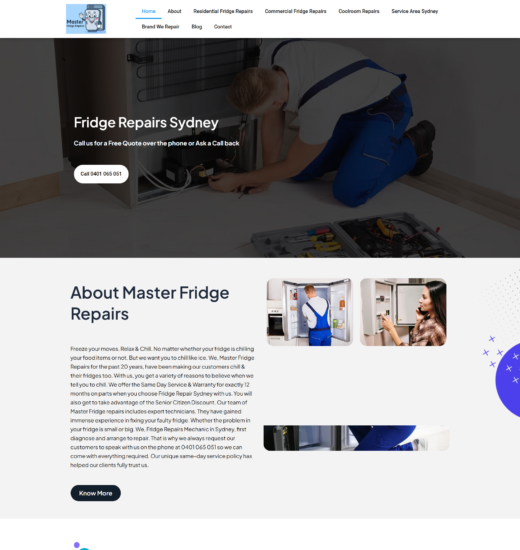 Master Fridge Repairs Service